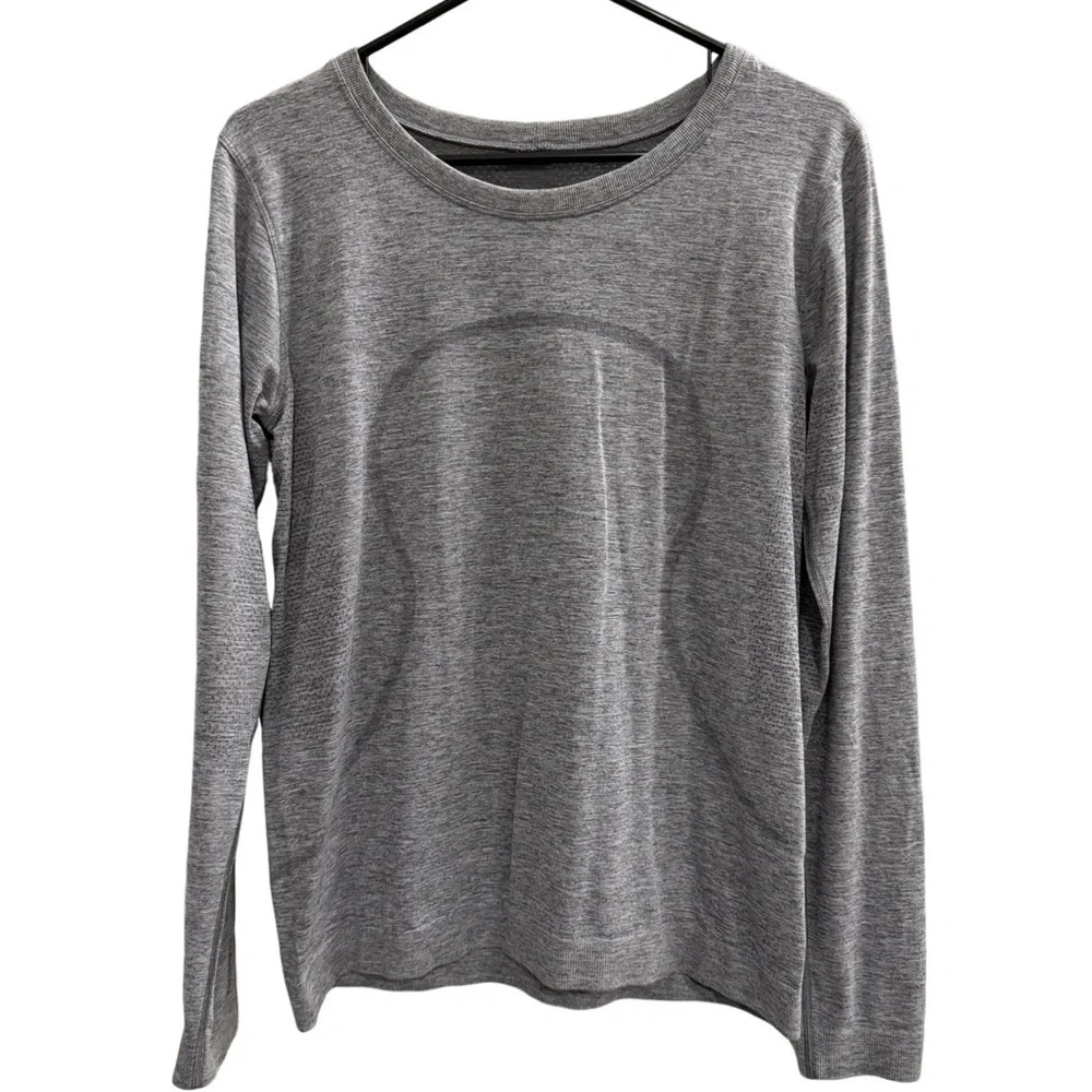 LULULEMON Long Sleeve Swiftly Tech Shirt Gray Size 8 Estimated